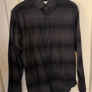 Men's Black Striped Shirt